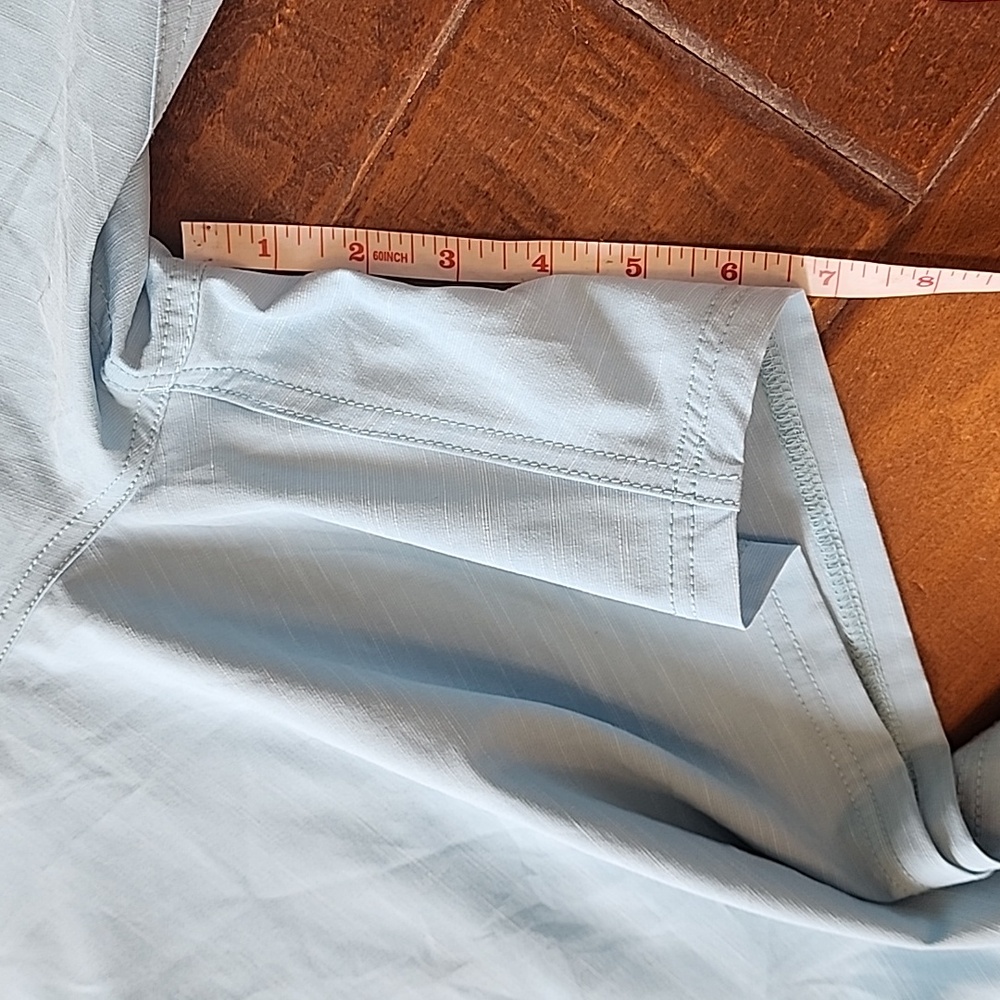 Tunaskin Mens Light Blue Fishing Shorts Size 40 - Picture 12 of 14